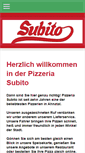 Mobile Screenshot of pizzeria-subito.net